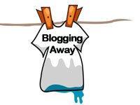hanging laundry blogging