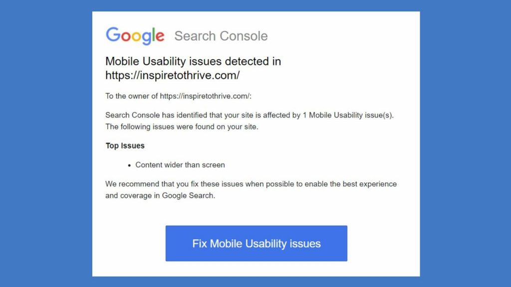 pagerank alert from Google