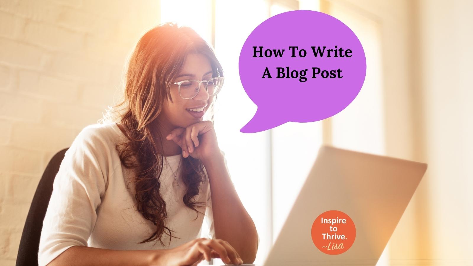 how to write the best blog post