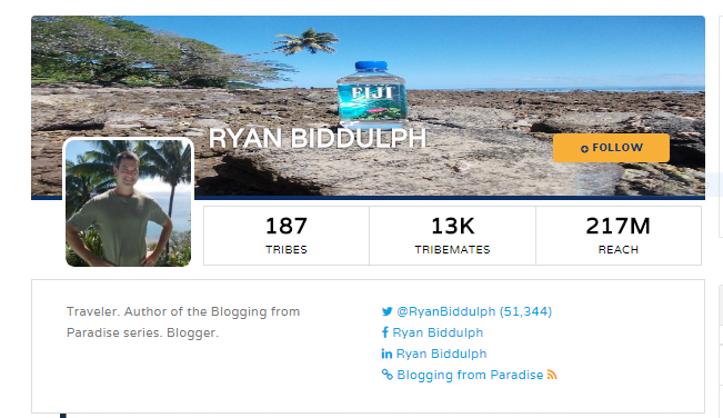 Ryan Biddulph 