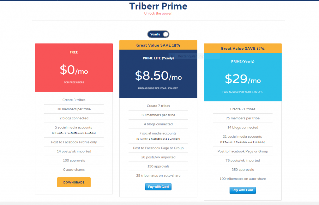 Triberr prime