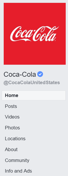 Coca-Cola Facebook ads