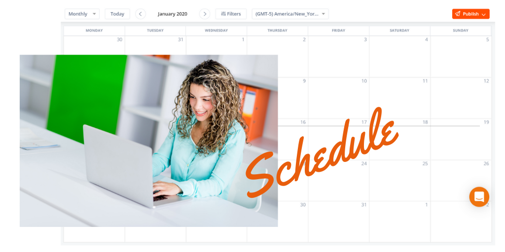 schedule your content marketing