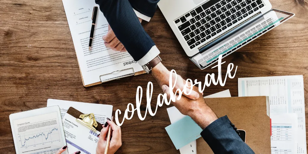 collaborate with others for your blog