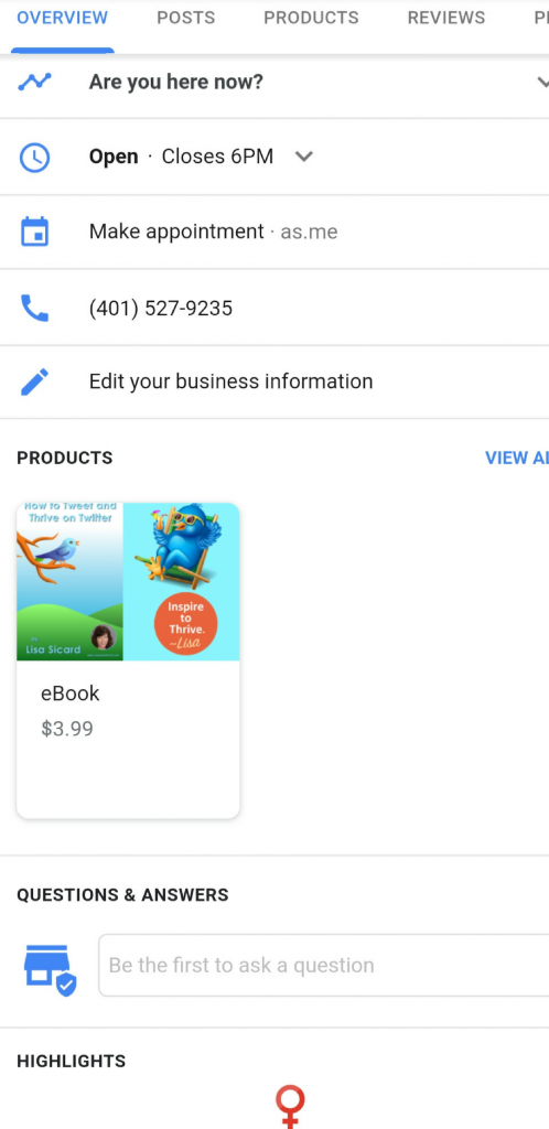 How to Use Google My Business Products