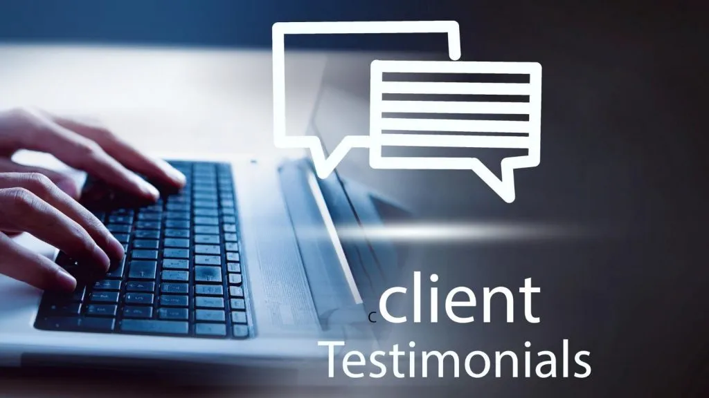 client testimonials for your website