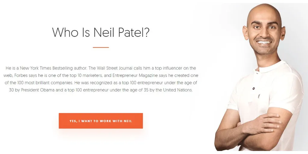 neil patel great website