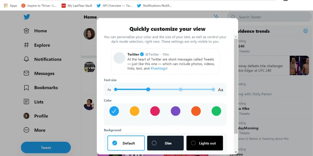 how to switch to the new twitter layout
