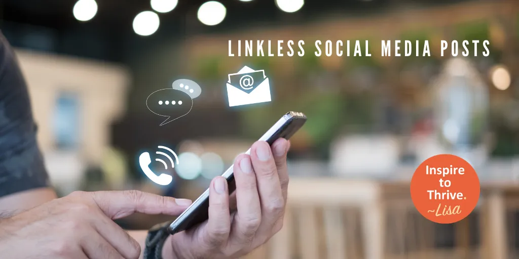 linkless social media posts