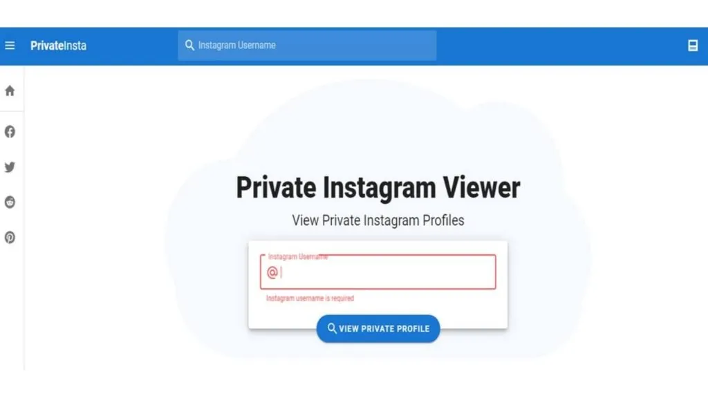 find private instagram user