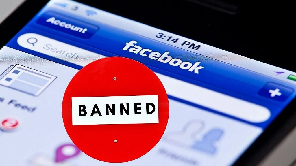 banned from Facebook