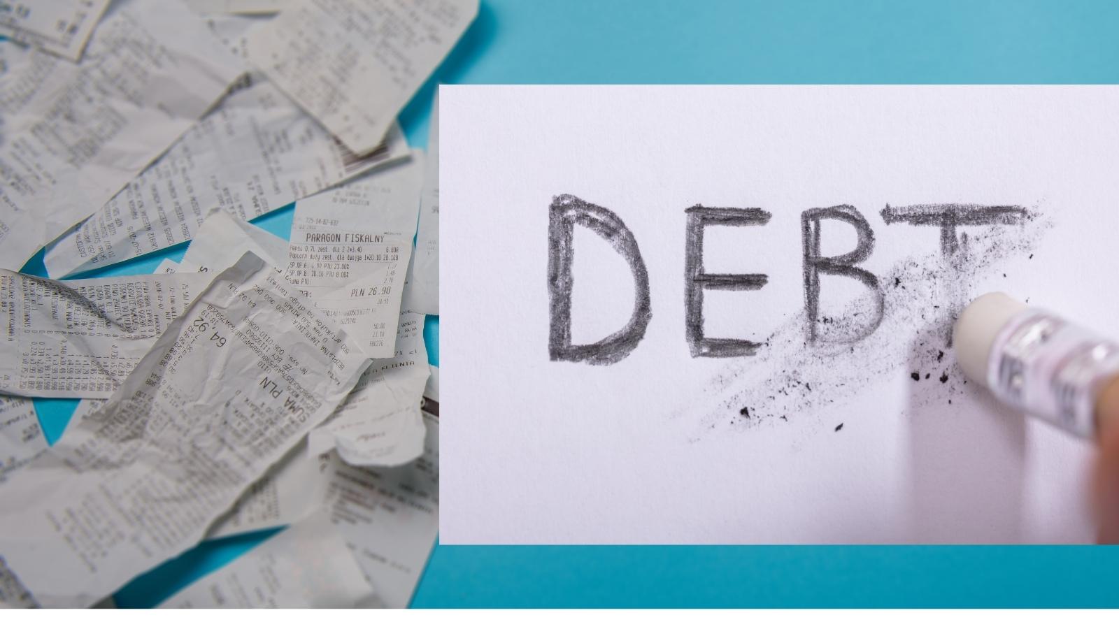 how much debt someone has and someone's final credit tally 