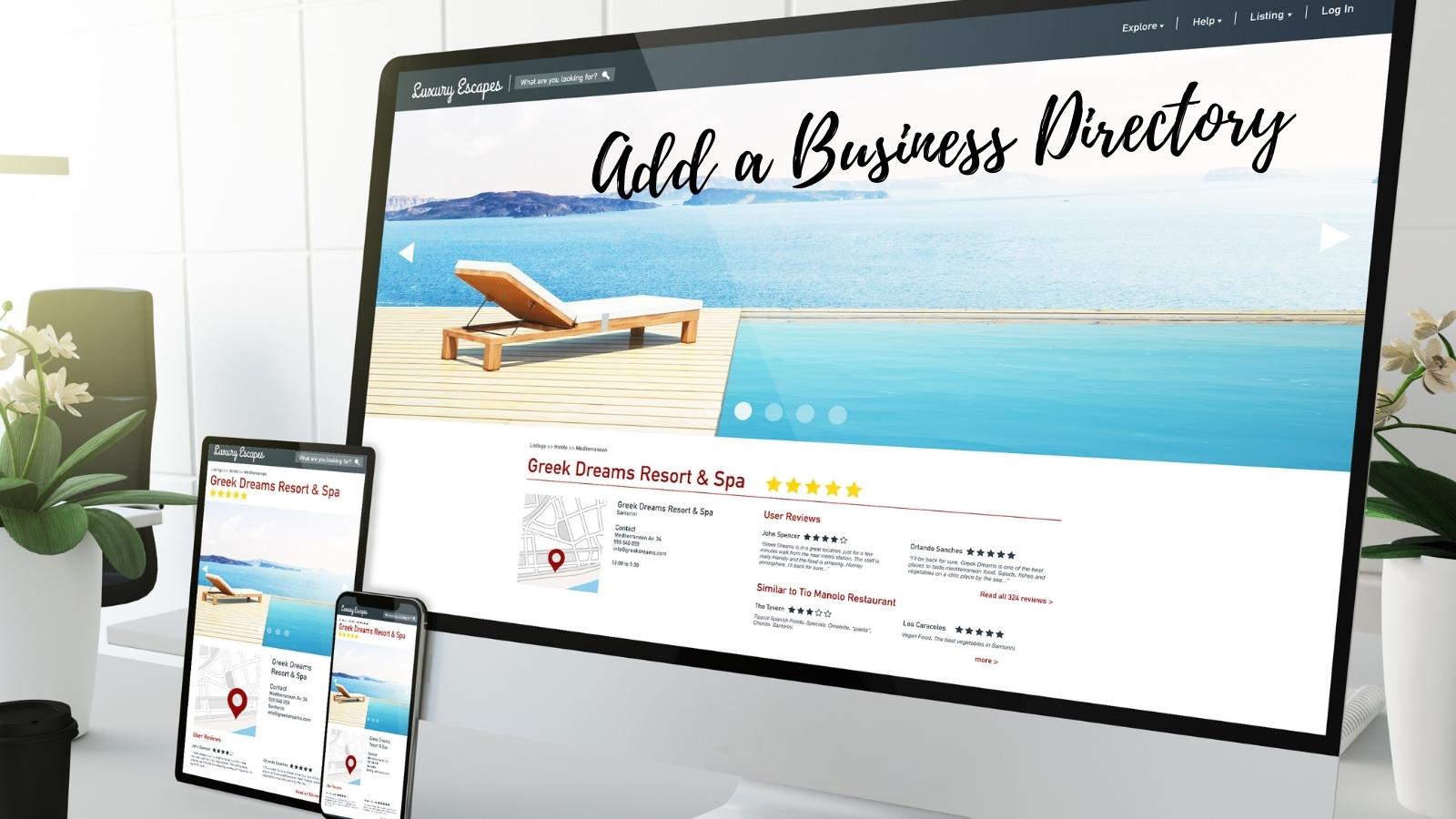 add a business directory to your blog