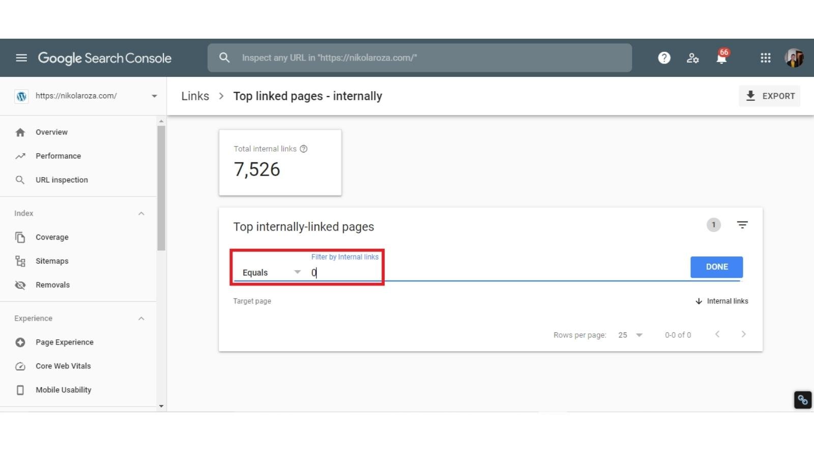 find orphaned content