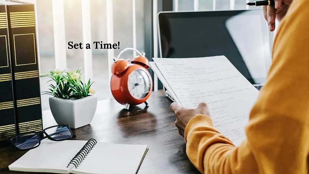 freelancers learn how to set a time