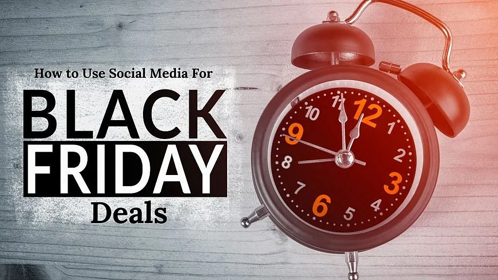 use social media for black friday deals