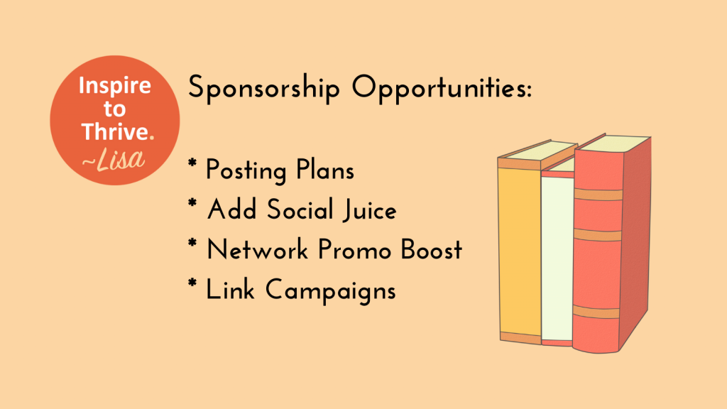 Sponsorship Opportunities with Inspire to Thrive 