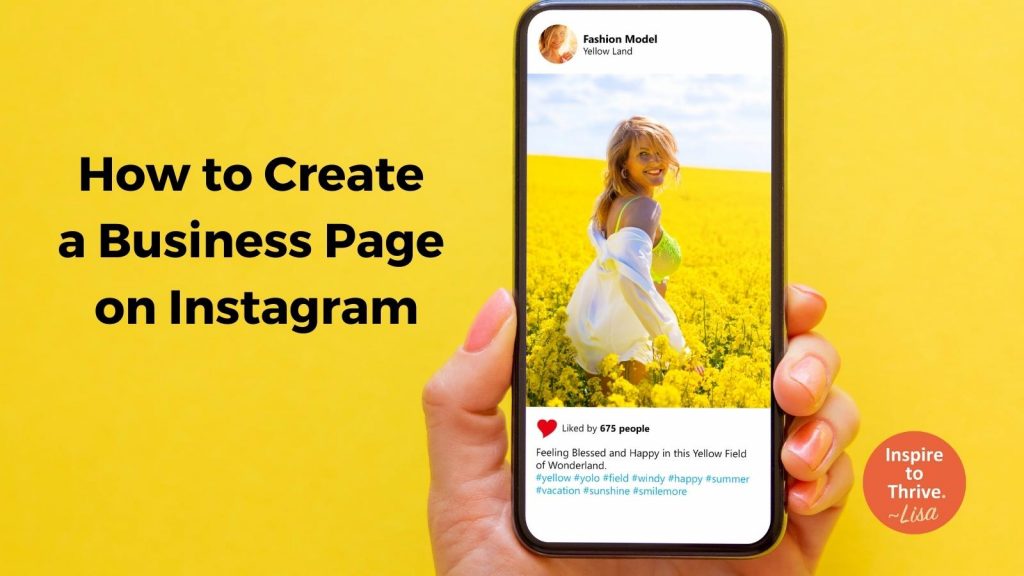 how to create a business page on Instagram