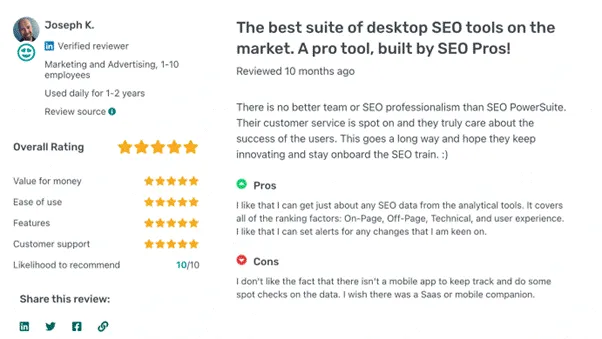 a review of rank tracking software