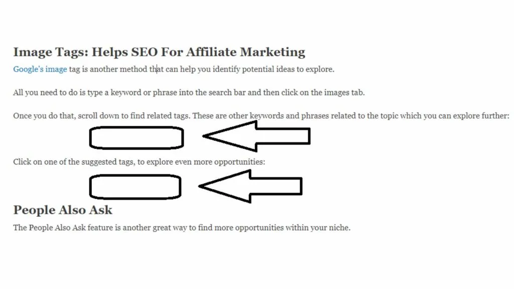 image tags for seo affilate marketing