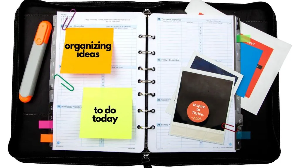 organizing ideas