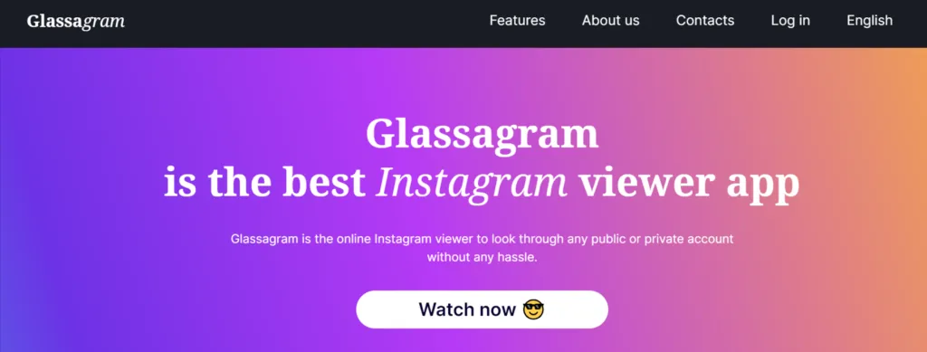 Glassagram anonymous instagram story viewer