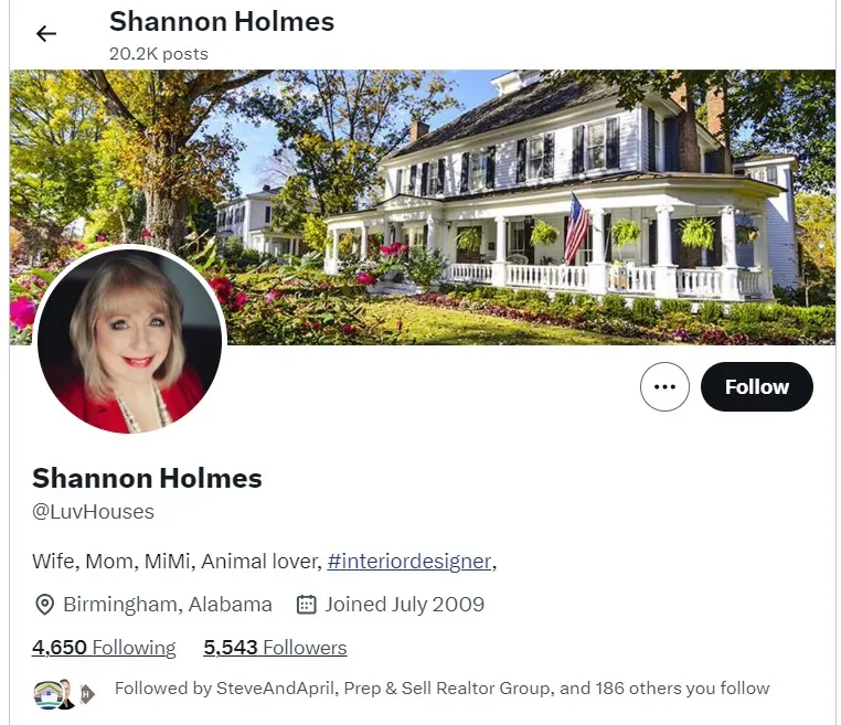 Shannon holmes realtor who gets twitter right