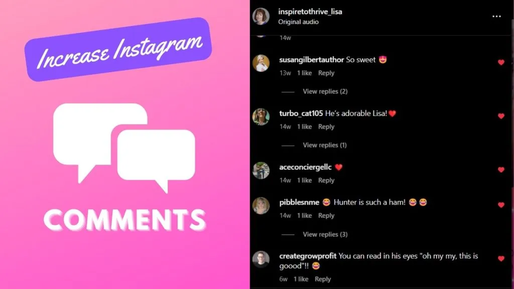 increase Instagram comments